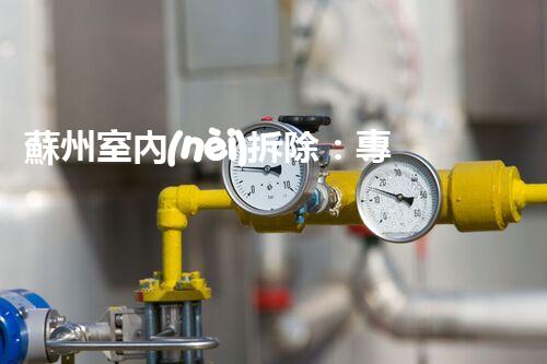 蘇州室內(nèi)拆除：專業(yè)高效，安全環(huán)保一站式服務(wù)